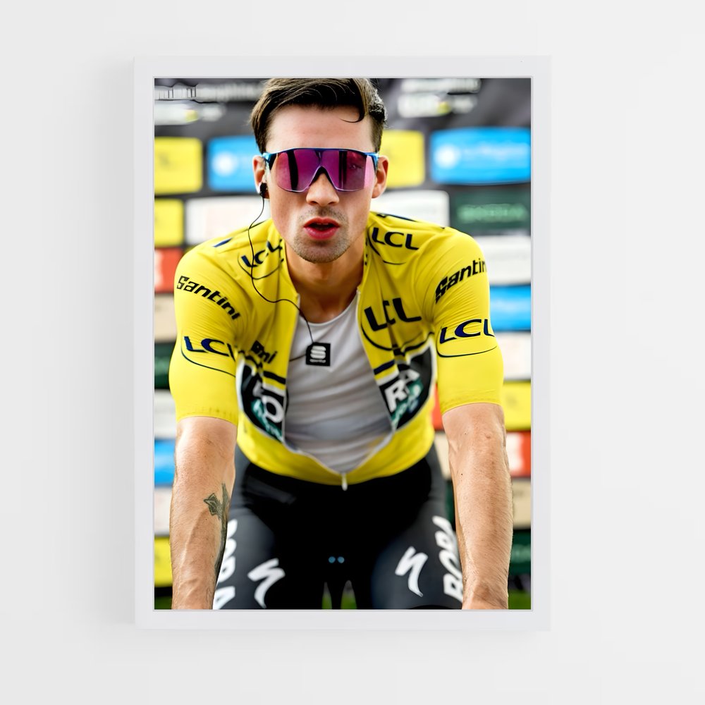 Poster Primoz roglic – affiche Cyclisme (vue 3)